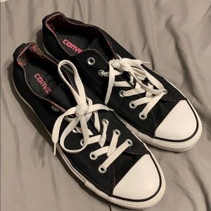 Black converse size 8